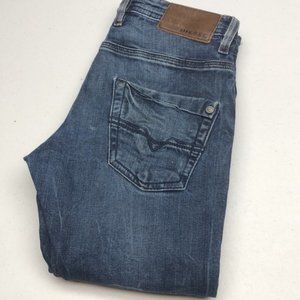 VINTAGE GIRLS DIESEL SLIM CARROT SKINNY JEANS  8Yx24 😎